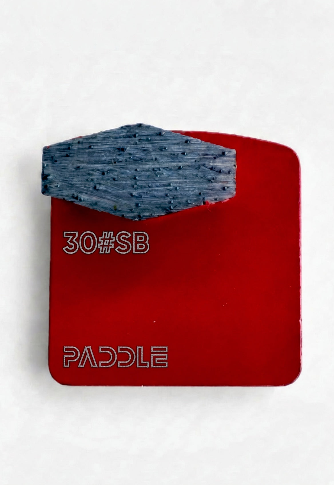 Single rectangle Redi Lock diamond grinding shoe 30 grit soft bond for concrete floor preparation