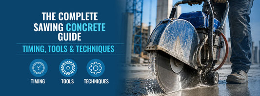 The Complete Sawing Concrete Guide - Timing, Tools & Techniques