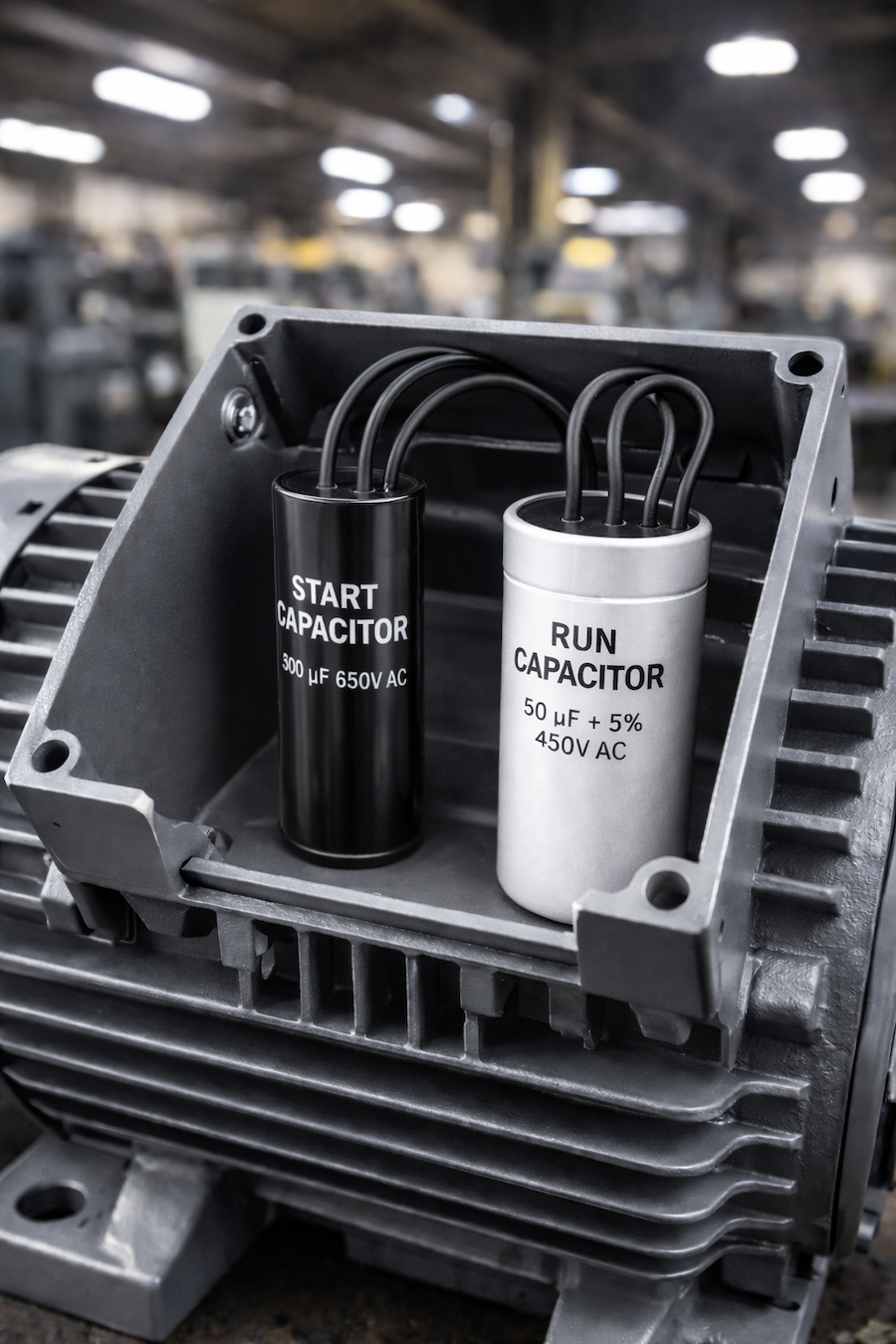Motor Start-Run Capacitors