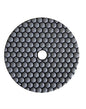 125mm honeycomb resin polishing pad 100 grit for concrete surface refinement and smoothing