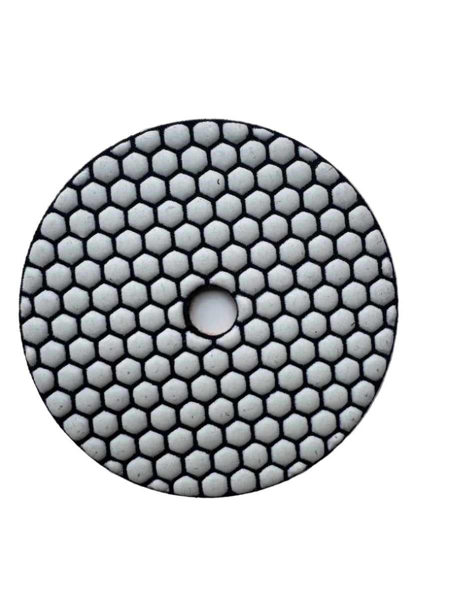 125mm honeycomb resin polishing pad 200 grit for fine concrete polishing and surface refinement