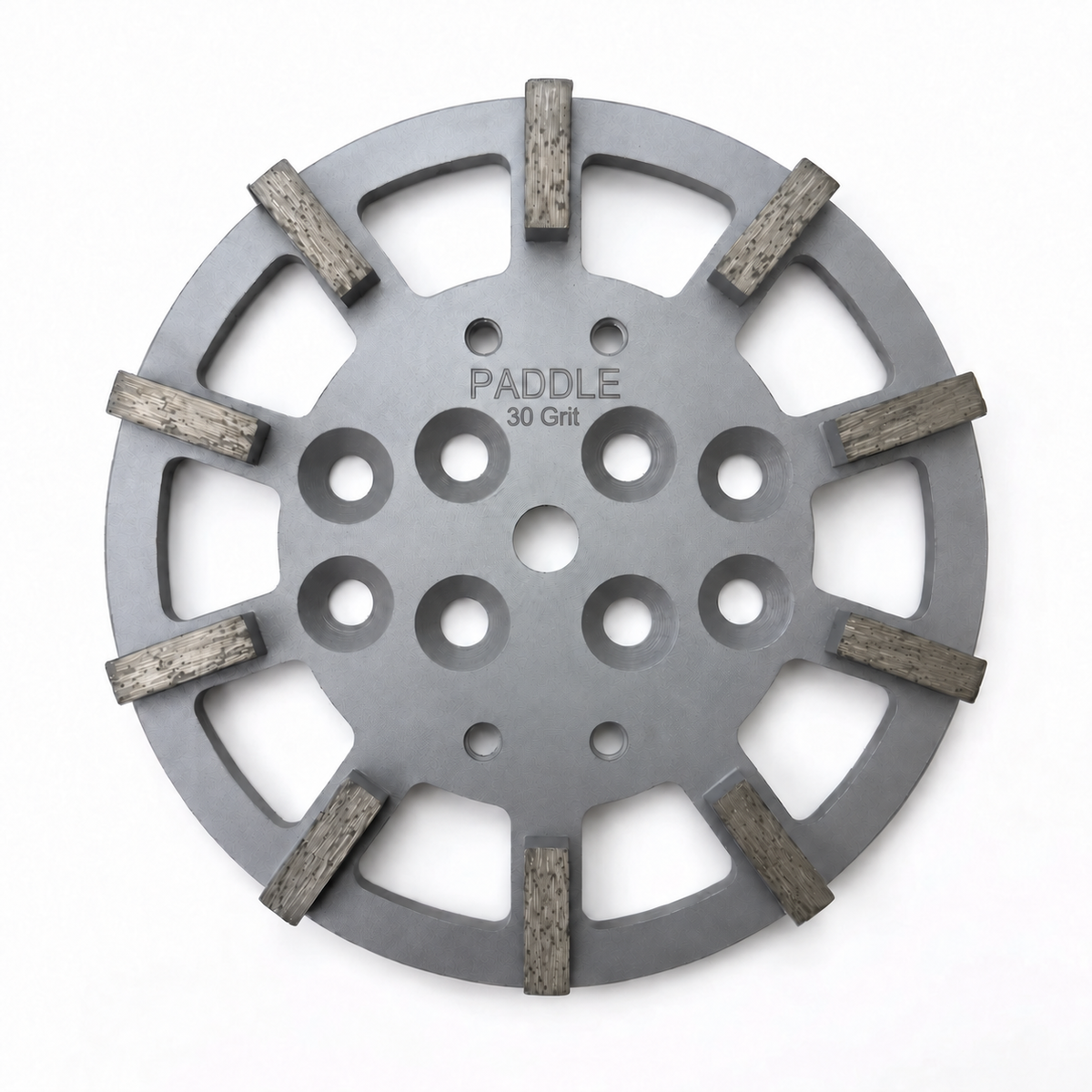 250mm , 10 inch diamond concrete grinding disc with 10 segments 30 Grit for floor grinders