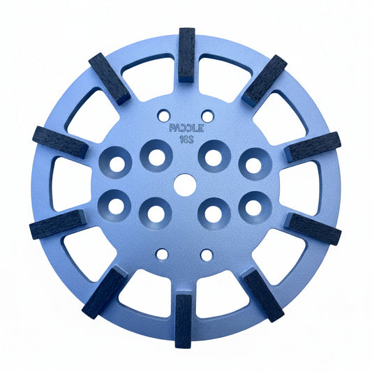 250mm 10 inch diamond concrete grinding disc with 10 segments 16 - 30 Grit for floor grinders