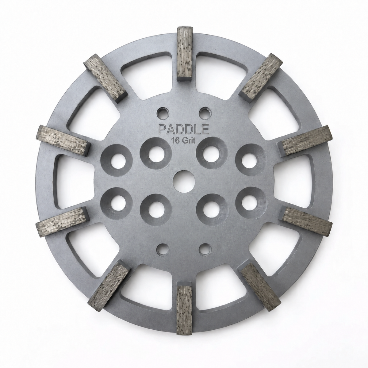 250mm 10 inch diamond concrete grinding disc with 10 segments 16 - 30 Grit for floor grinders