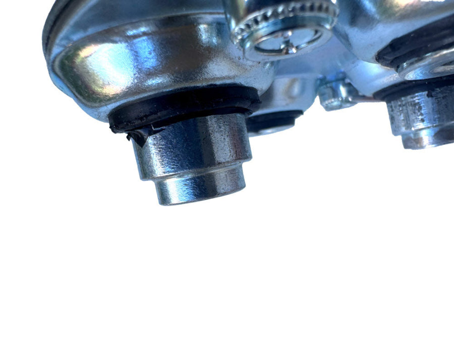 Motor to grinding head coupling installed on a 250mm floor grinder for efficient and stable operation