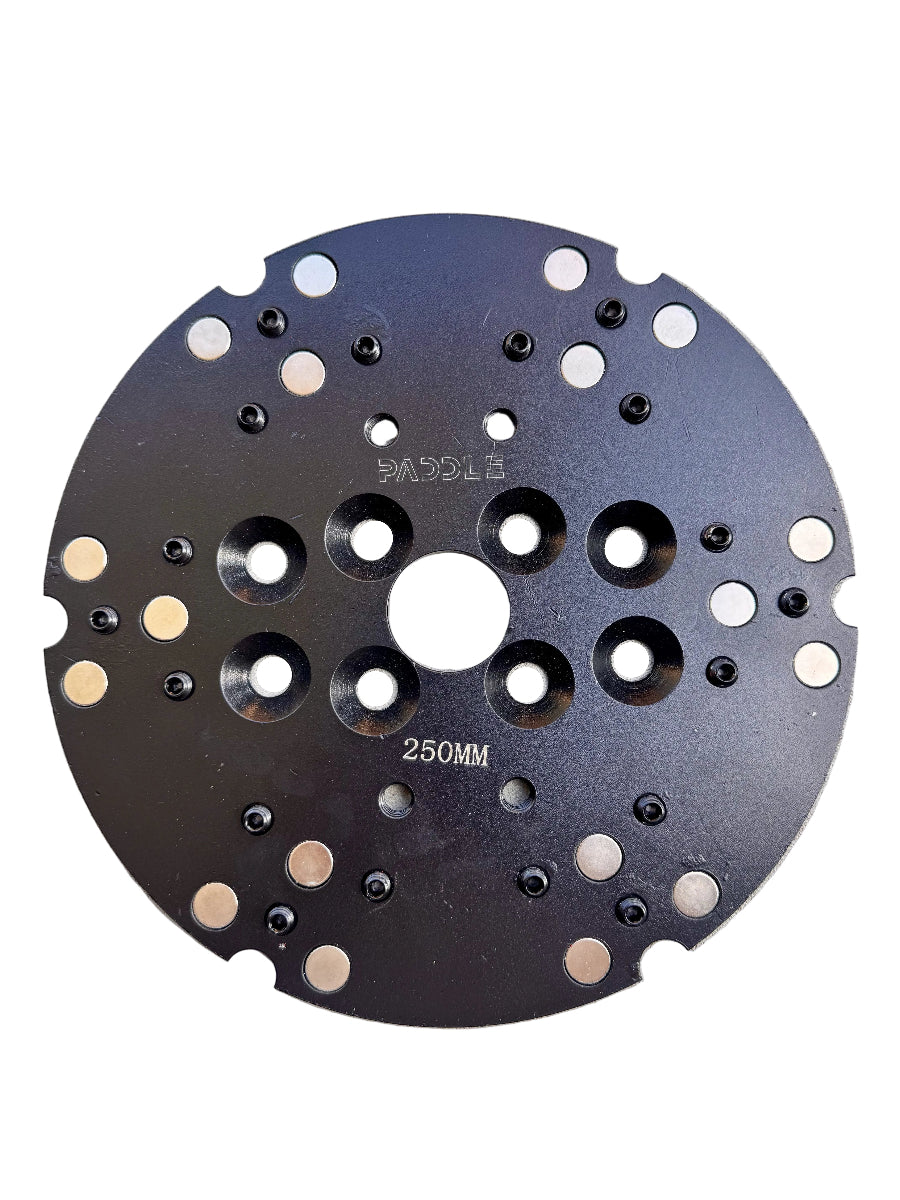 250mm magnetic segment plate 6 slot for floor grinder