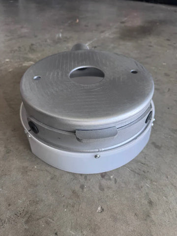 250mm floor grinder full shroud with 50mm vacuum outlet for dust control