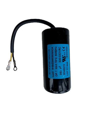 350uF 300/330VAC motor start capacitor for single-phase electric motors used in HVAC systems, compressors, and pumps