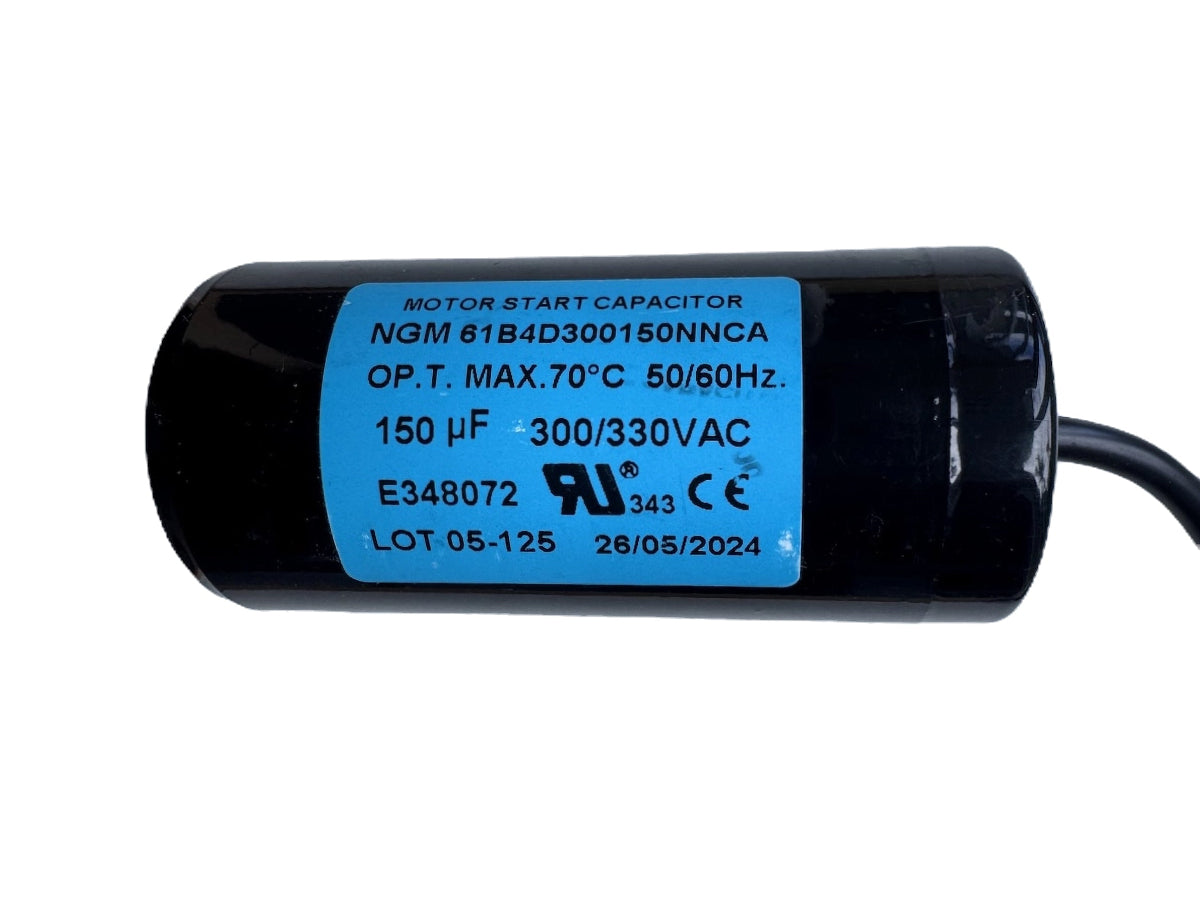 Motor Start Capacitor 150µF – Heavy Duty 300/330VAC