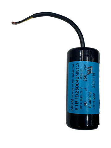 40uF 250VAC motor start capacitor for single-phase electric motors used in compressors and HVAC systems