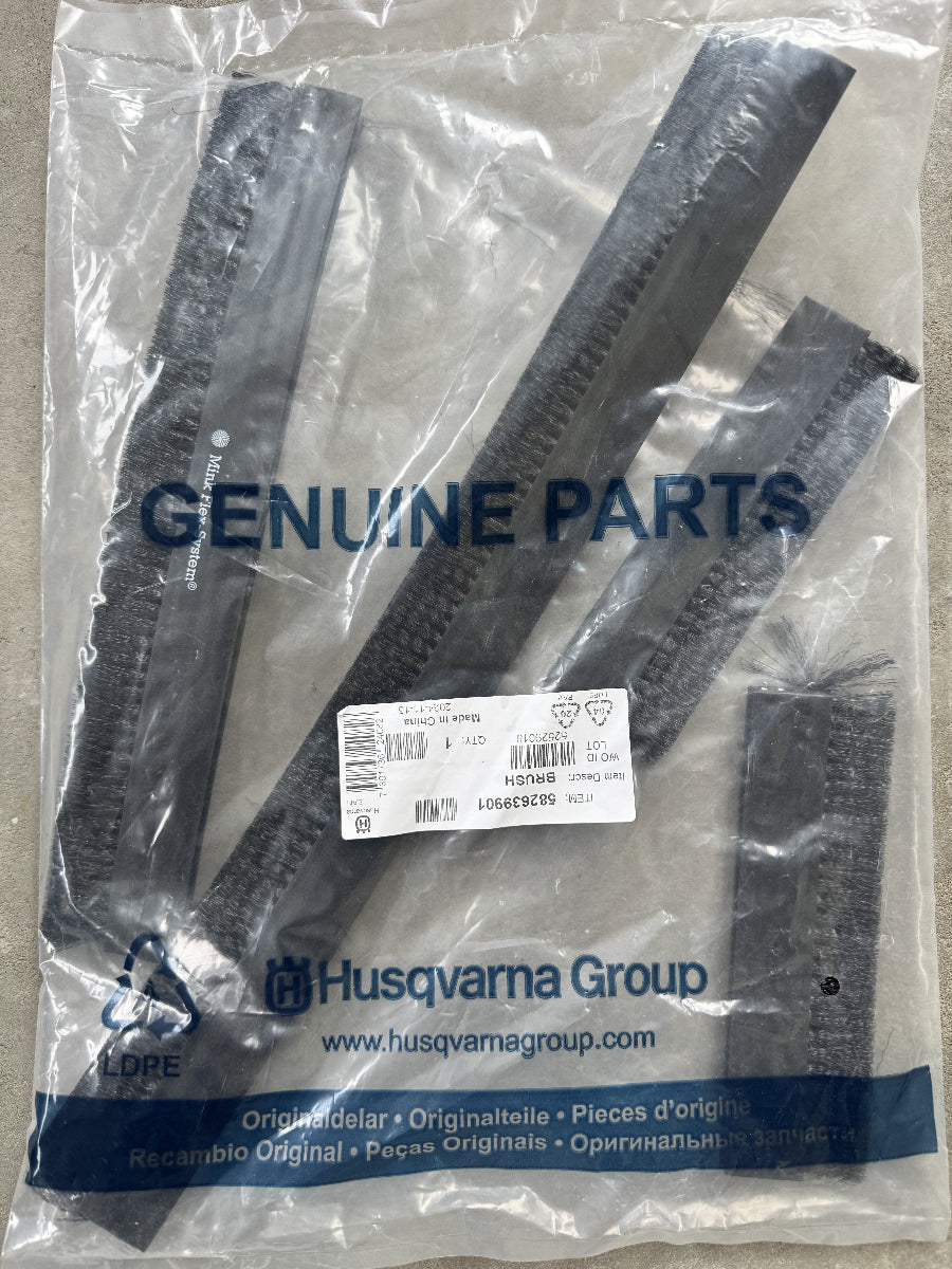 Husqvarna PG-280 dust skirt brush kit improving vacuum suction and dust containment