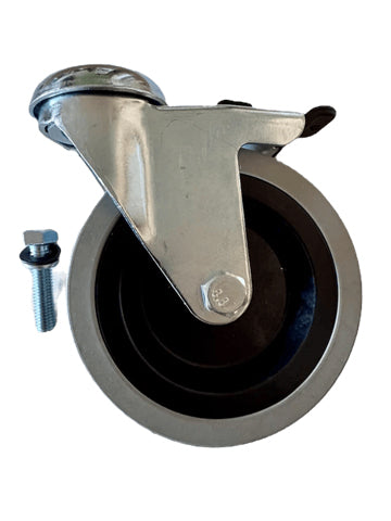 Front wheel replacement for Husqvarna S13 and S26 dust extractors part 5919756-01