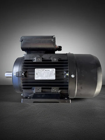 Techtop TML-100LA-4 single phase electric motor side view