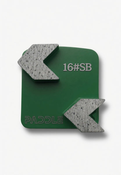 Double arrow Redi Lock diamond grinding shoe 16 grit medium bond for concrete grinding and leveling