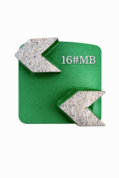 Double arrow Redi Lock diamond grinding shoe 16 grit medium bond for concrete grinding and leveling