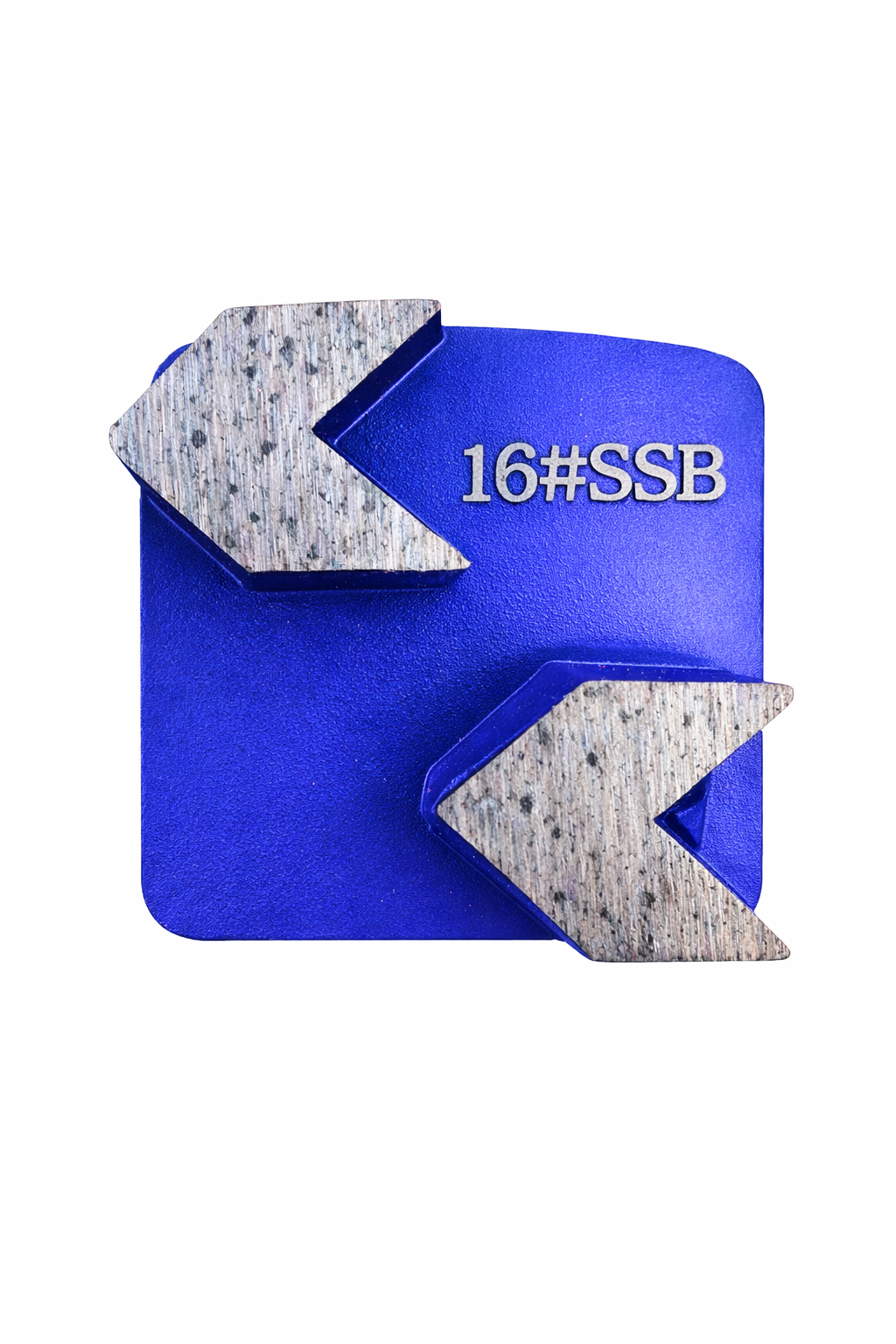 Double arrow Redi Lock diamond grinding shoe 16 grit super soft bond for aggressive concrete grinding