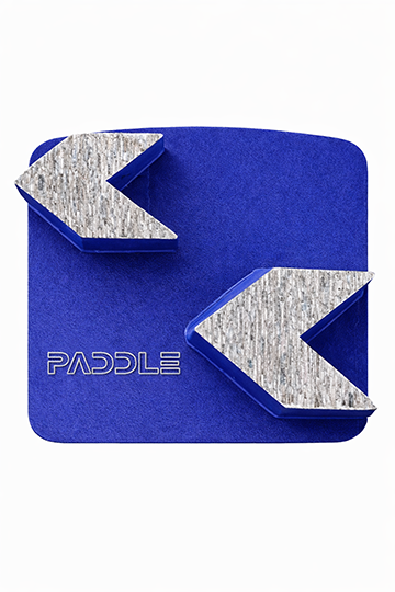 Double arrow Redi Lock diamond grinding shoe for concrete surface preparation