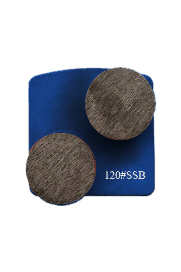 Double button Redi Lock diamond grinding shoe 120 grit for concrete floor preparation Super soft bond