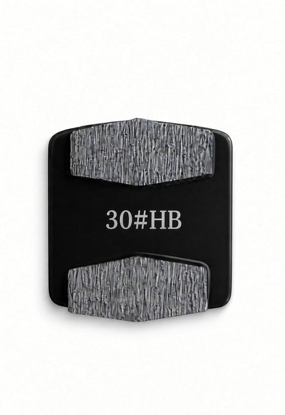 Double Rectangle Redi Lock diamond grinding shoe 30 grit hard bond
