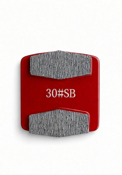 Double Rectangle Redi Lock diamond grinding shoe 30 grit soft bond