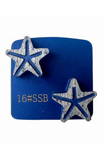Double star Redi Lock diamond grinding segment 16 grit super soft bond for aggressive concrete surface preparation