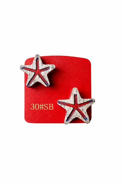 Double star Redi Lock diamond grinding segment 30 grit soft bond for concrete floor grinding