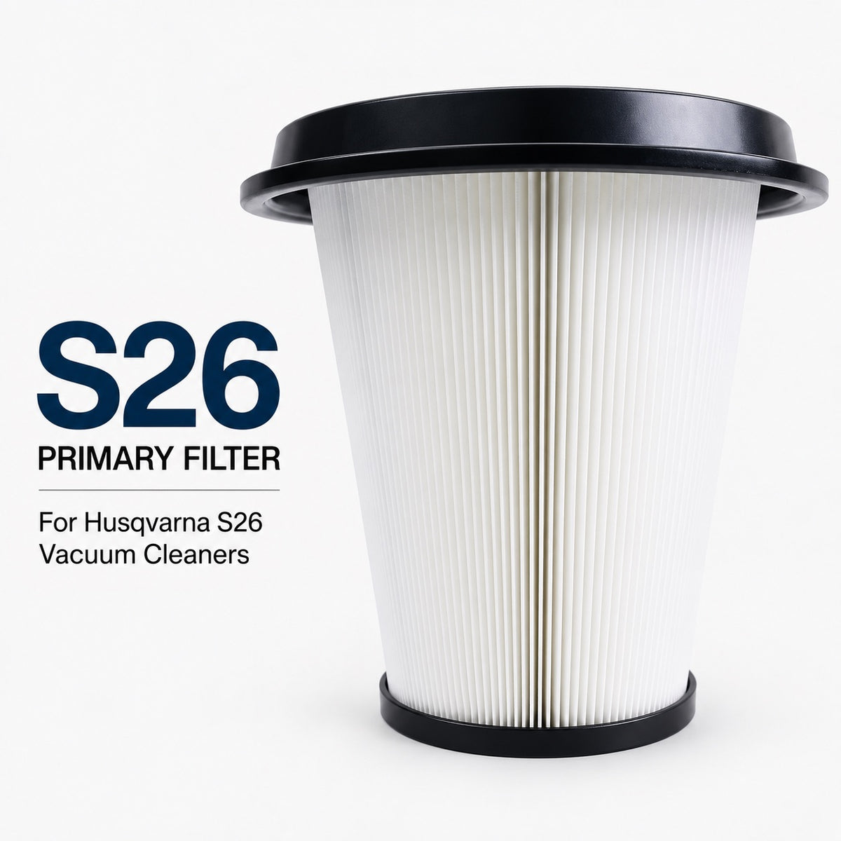 Husqvarna S26 HEPA conical pre - primary filter for concrete dust extractor