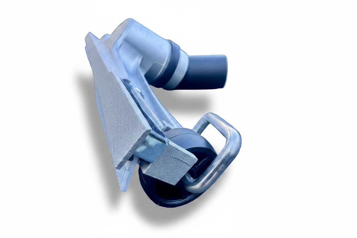 Front view of genuine Husqvarna vacuum floor wand 529805001 with 38mm hose connection