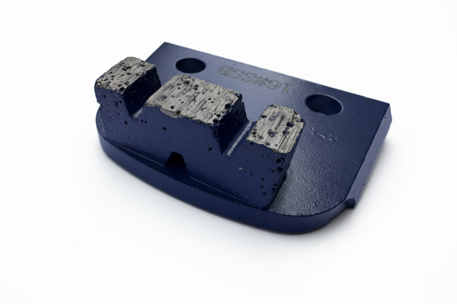 Magnetic diamond grinding shoe single segment 16 grit super soft bond for hard concrete and floor grinders