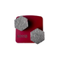 60 grit double hexagon Redi Lock diamond segment soft bond for concrete polishing