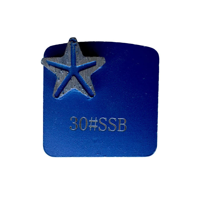 Redi Lock single star diamond grinding segment 30 grit super soft bond