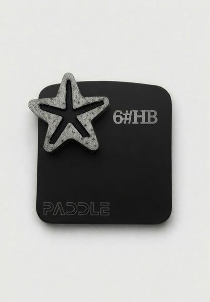 Redi Lock single star diamond grinding segment 6 grit hard bond