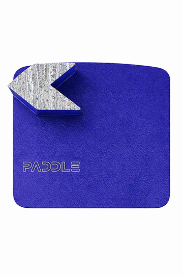 Single arrow Redi Lock diamond grinding shoe for concrete surface preparation