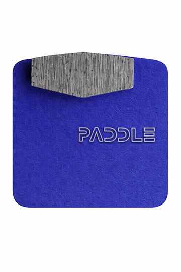 Single rectangle Redi Lock diamond grinding shoes for concrete surface preparation