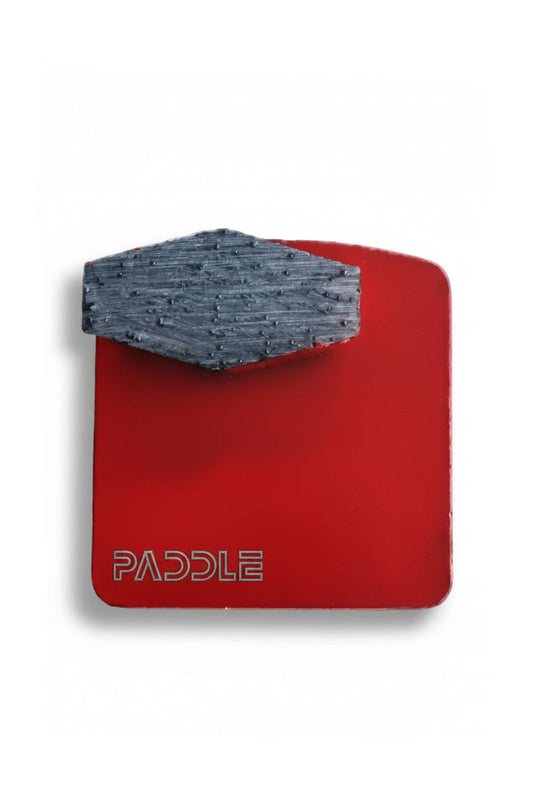Single Rectangle Redi Lock grinding shoe 16 grit soft bond diamond segment for hard concrete grinding