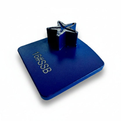 Single-star-shaped ready lock for aggressive coating removal 