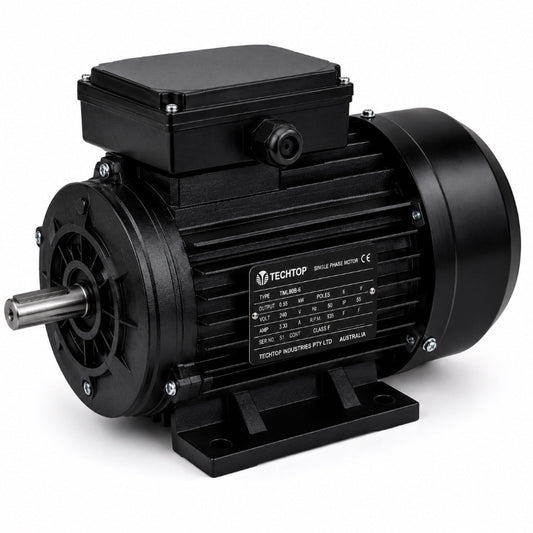 Techtop TML 80A 0.55kW 4 Pole 240V single phase electric motor