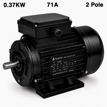 Techtop TML 71A 0.37kW 2 Pole 240V single phase electric motor