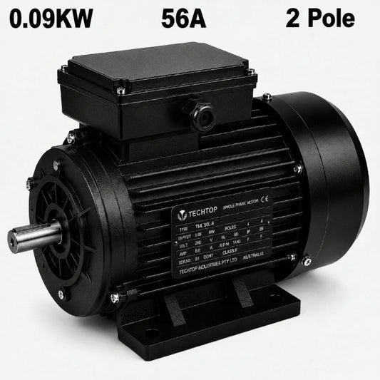 Techtop TAI 0.09kW 2 pole 56A frame three phase aluminium electric motor
