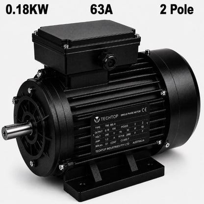Techtop TAI 0.18kW 2 pole 63A three phase electric motor