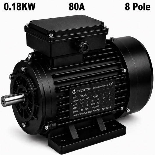 Techtop TAI 0.18kW 8 pole 80A three phase electric motor