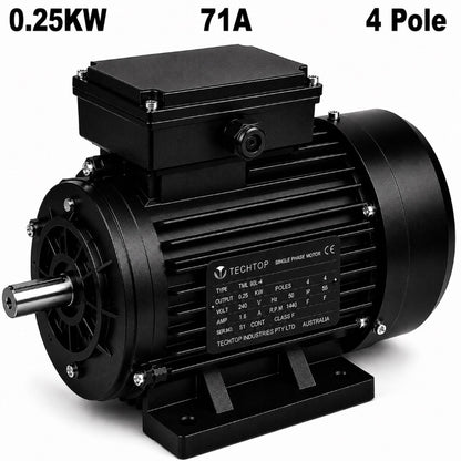 Techtop TAI 0.25kW 4 pole 71A three phase electric motor