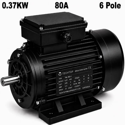 Techtop TAI 0.37kW 6 pole 80A three phase electric motor