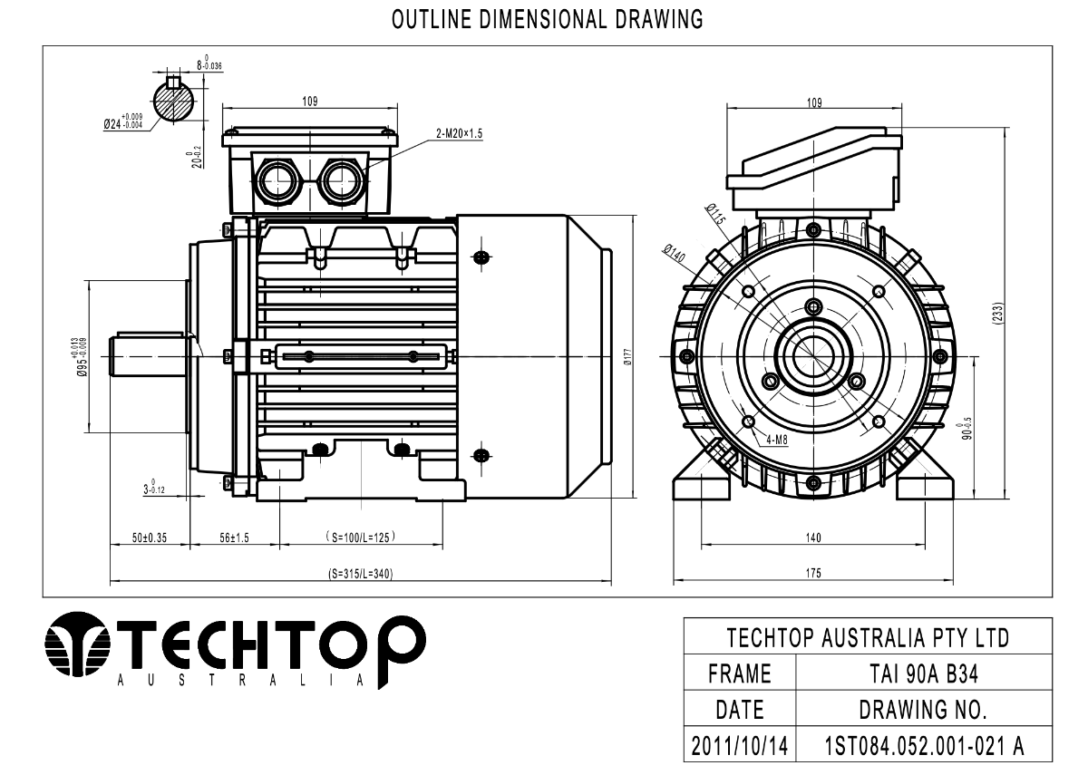techtop-tai-90-frame-b34-foot-face-mount-dimensions
