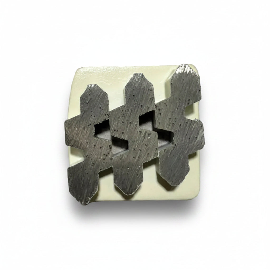Triple Pro Redi Lock grinding shoe super-hard-bond 16 grit for hard concrete grinding