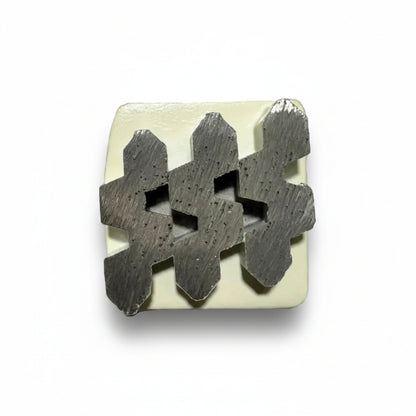 Triple Pro Redi Lock grinding shoe super-hard-bond 16 grit for hard concrete grinding